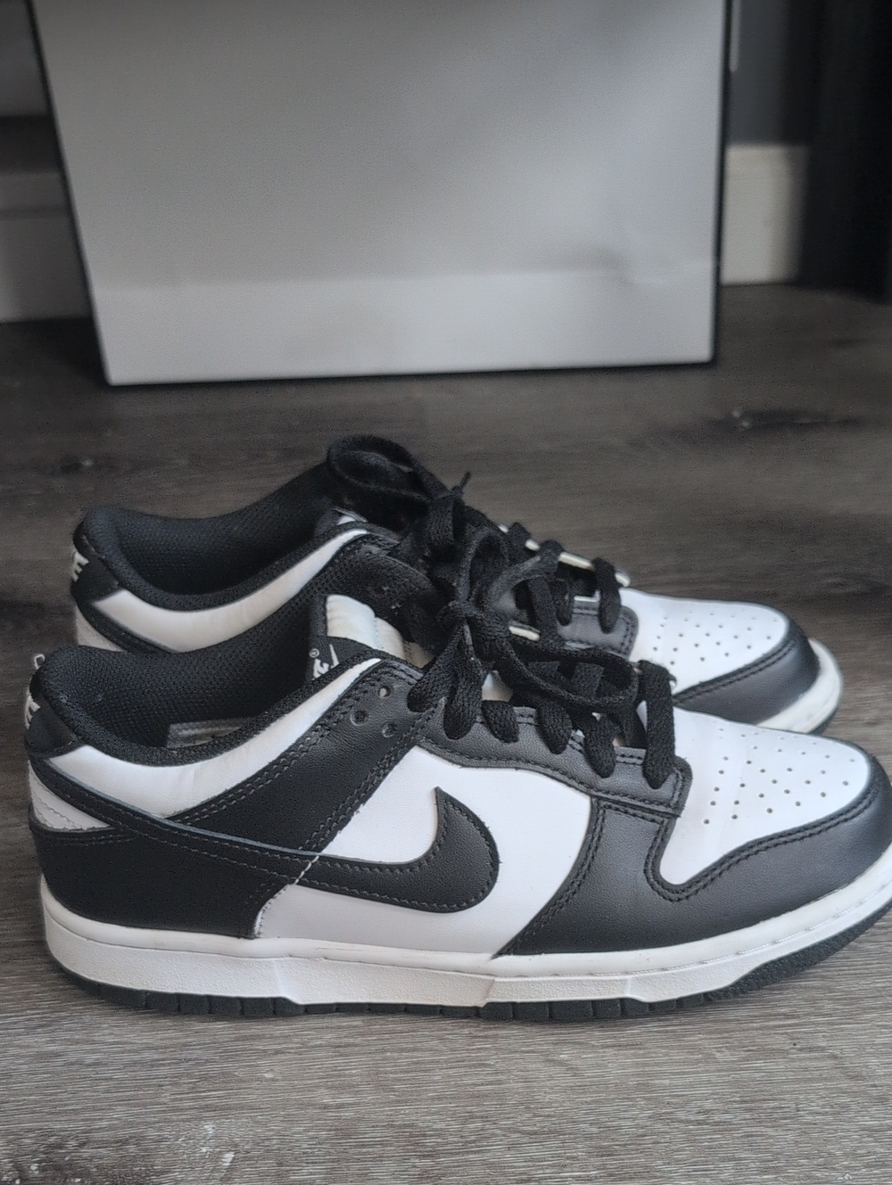 Nike Black and White Low-Top Sneakers Panda